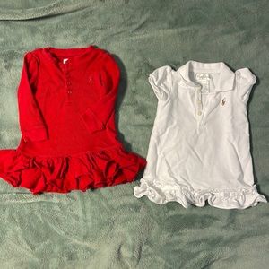 Two Ralph Lauren dresses in 6 months